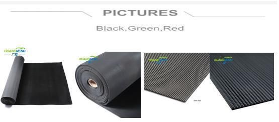 3-6mm Diamond Rubber Mat Used for Flooring/Rib Rubber Sheet