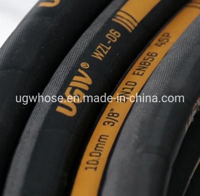 6000psi Hydraulic Hose En853 2sn Pressure Hose Assembly Female Fitting