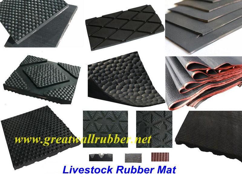 Neoprene NBR Nitrile EPDM SBR Industrial Rubber Sheet with Rough Surface