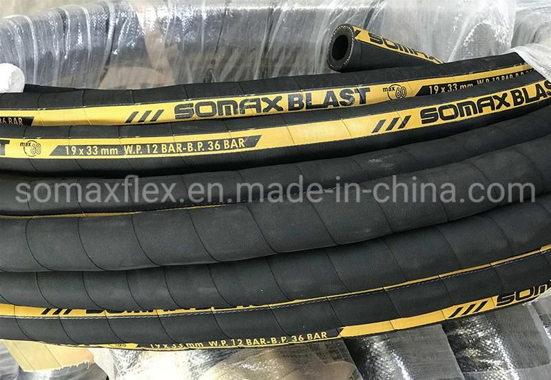 Abrasion Heavy Duty Blast Hose Hydraulic Hose Wear-Resistant Sand Blasting Rubber Hose in Low Price, Sand Blast Hose