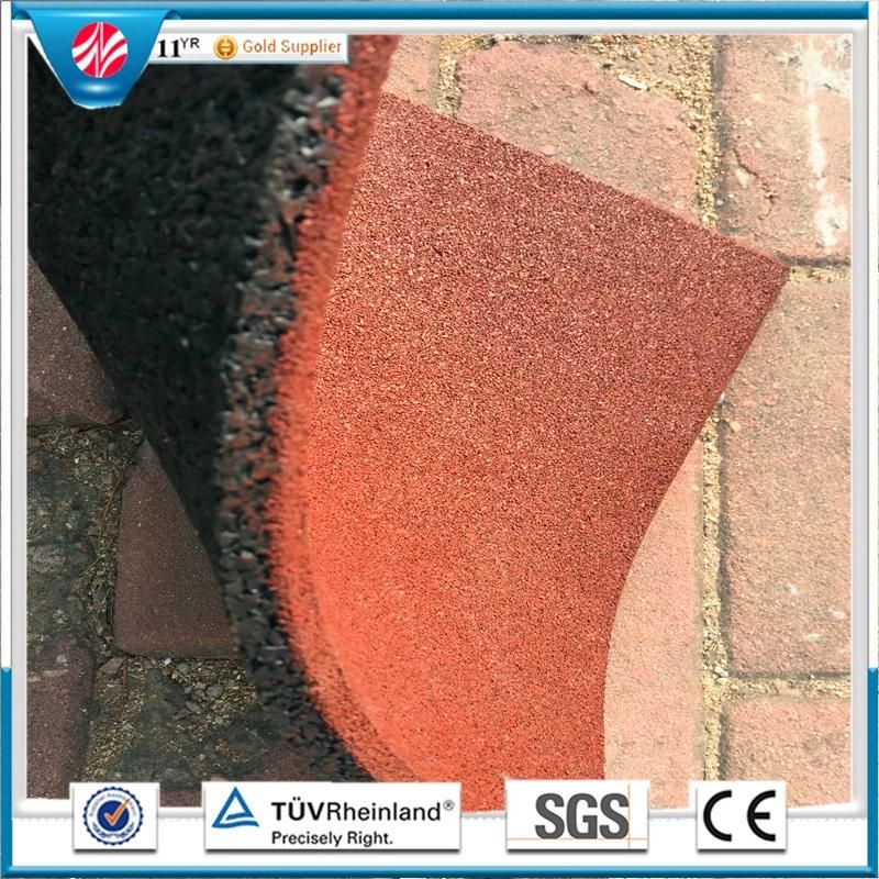 Square Rubber Tile/Wearing-Resistant Rubber Tile/Outdoor Rubber Tile