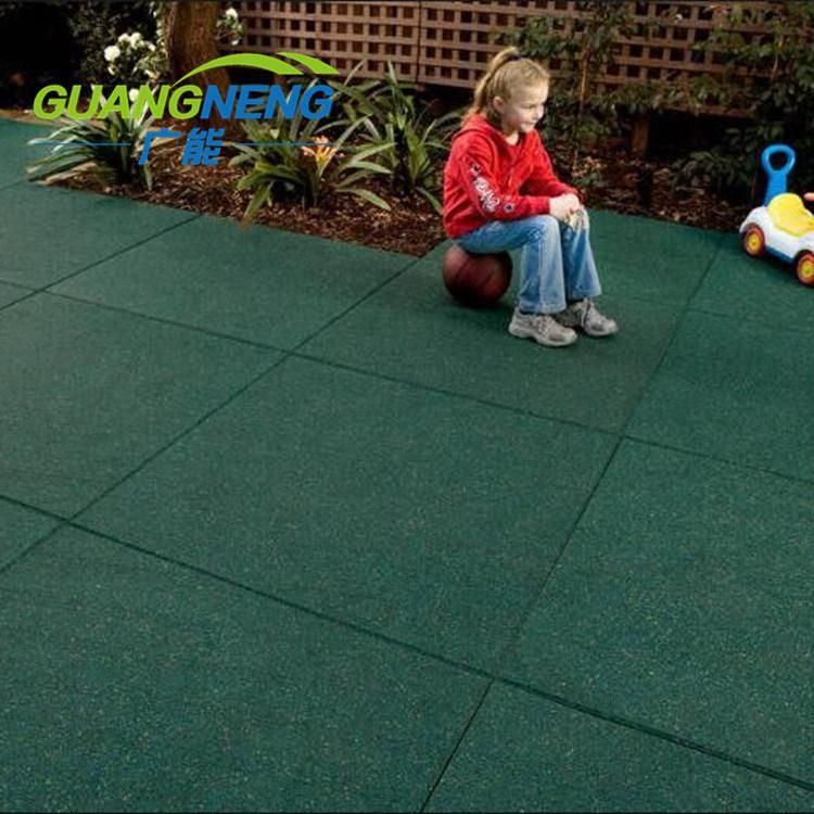 En1177 Indoor Colorful Playground Fitness Gym Rubber Flooring Mat