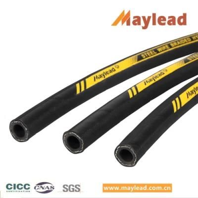 Steel Wire Spiral Custom High Pressure Hydraulic Rubber Hose Used for Construction Machinery