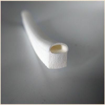 White Color Silicone Sponge Fire Rated Strip for Grooved Door Frame
