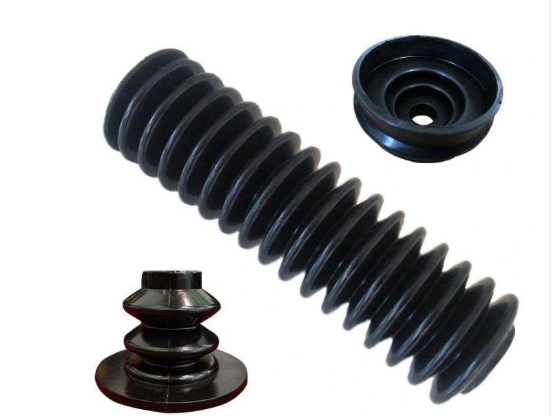 Custom Black Silicone Rubber Dust Cover Bellow for Motorbike