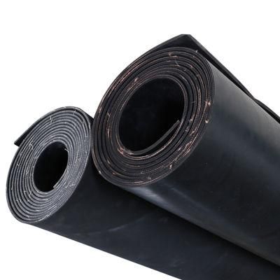Smooth Textured Nylon Cotton Cloth Inserted Fiber Reinforced Rubber Sheet Used in Hig Strength Requirement Workplace