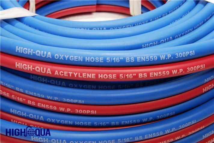 En559 Industria Flexible Rubber Twin Welding Hose