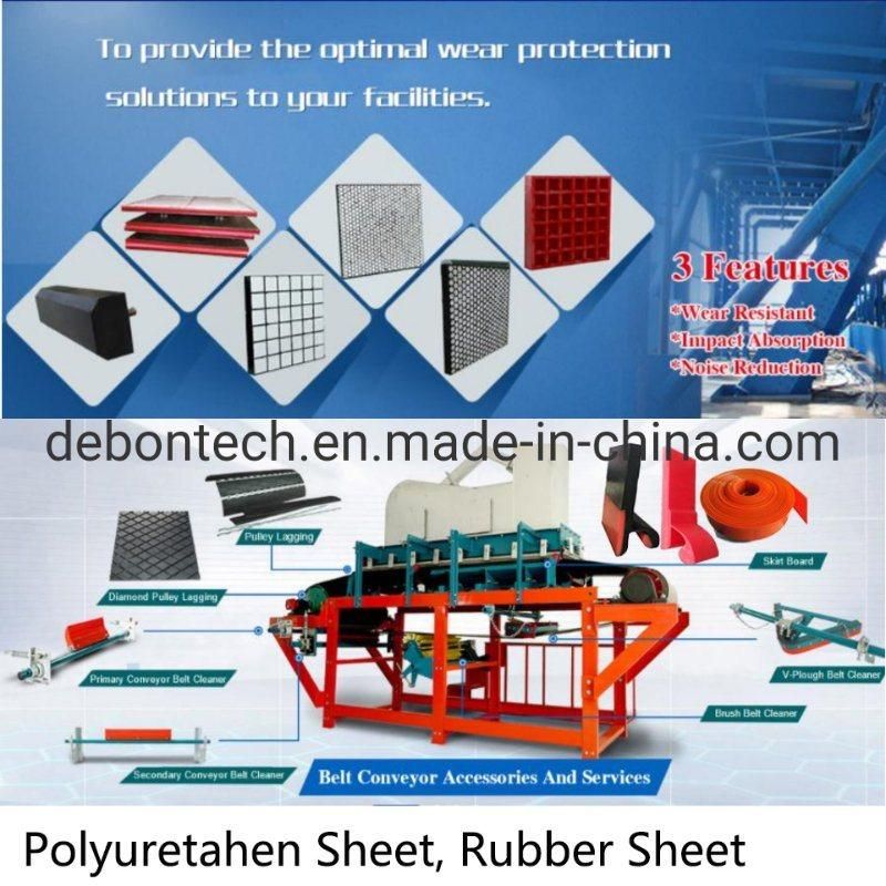 Conveyor Polyurethane Skirt Board Rubber for Belt Seal Skirting System