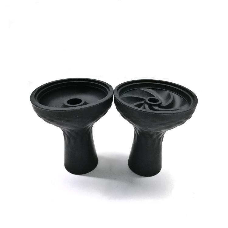 Factory Hotsale Silicone Hookah Bowl Black Color Big Hole Hookah Silicone Bowl