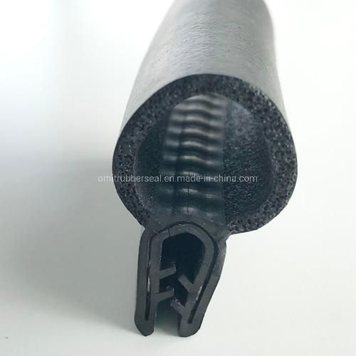 Automotive Co-Extruded Rubber Profile EPDM Sponge and EPDM Rubber Compound Seal Extrusion Approved RoHS UL94-V0 Reach