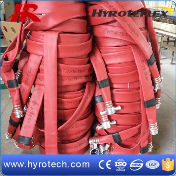 Yellow High Quality NBR Layflat Hose for Fire Fighting