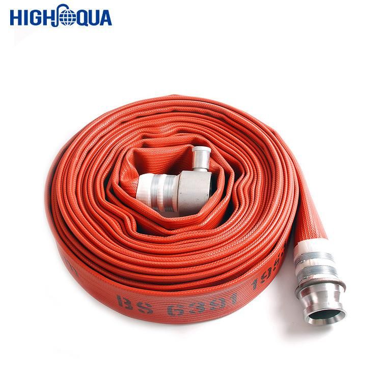 High Pressure Durable Rubber Layfllat Hose Rubber Fire Hose