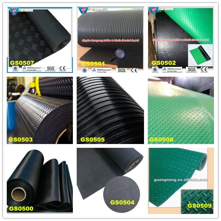 10m Long Non Slip Coin Stud Rubber Sheet Roll