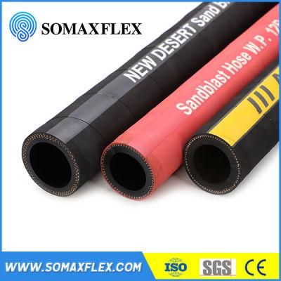 Abrasion Heavy Duty Blast Hose Hydraulic Hose Wear-Resistant Sand Blasting Rubber Hose in Low Price, Sand Blast Hose