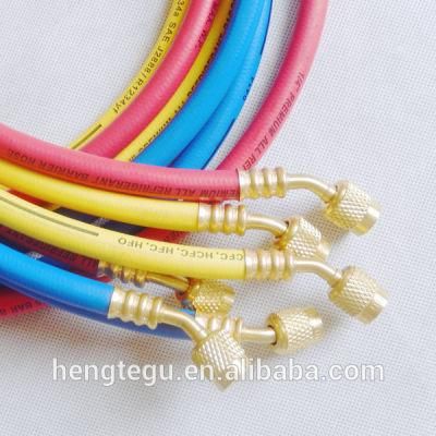 Air Condition 3/8&quot; SAE J2888 Freon Charging Hose with Gauge