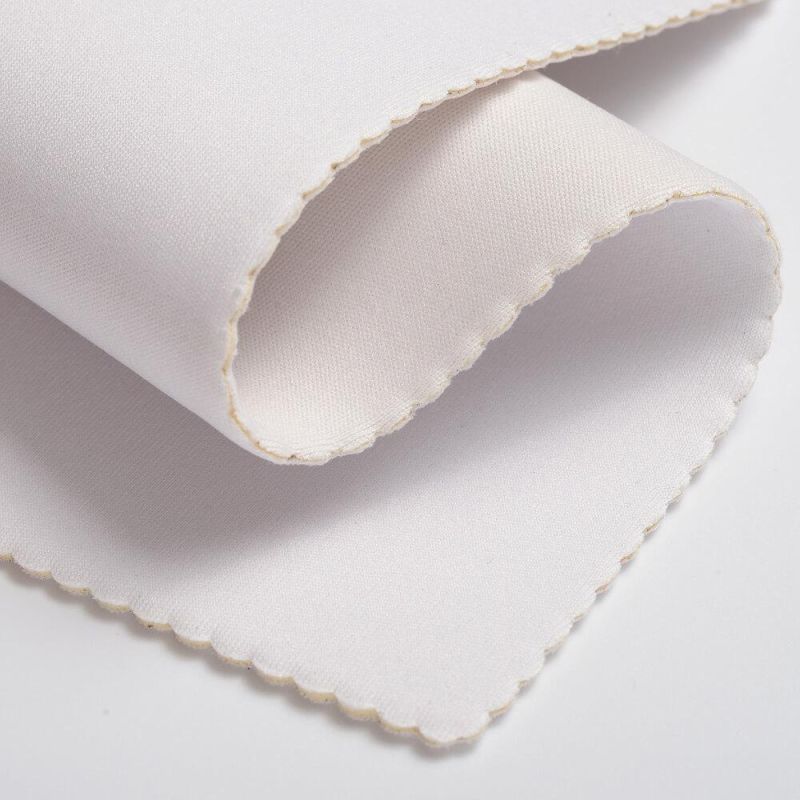 Audited Factory Manufacturer Wholesale White Jersey Fabric Neoprene for Printing