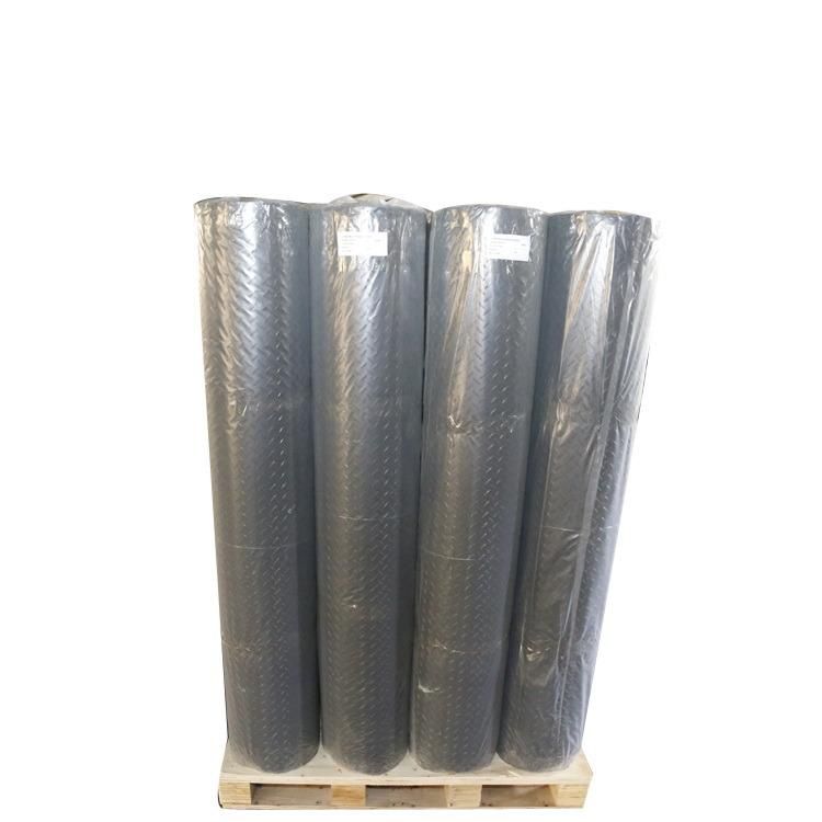 Red Latex Rubber Sheet Abrasive Stretchy Natural Rubber Sheet with One Side Buffer