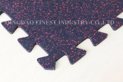 Crossfit Colourfull Sound Proofing and Deadening Interlocking Gym Rubber Tile