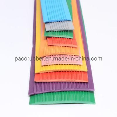 Flexible Anti Slip PVC Extruded Seal Strip Inserted for Aluminum Stair Steps