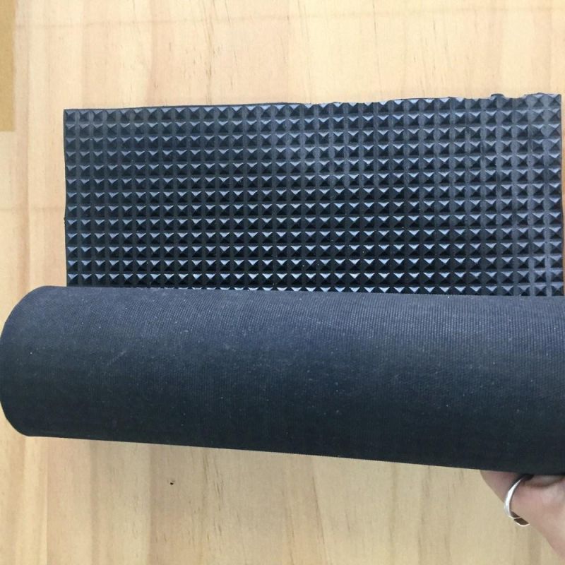 3mm Thickness SBR/EPDM/Cr Neoprene/NBR Nitrile Pyramind Rubber Sheet