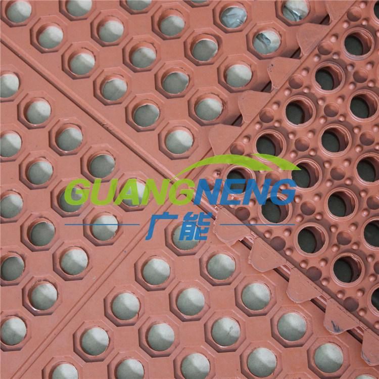 Oil Resistance Interlocking Anti Slip Rubber Mat/Anti-Slip Kitchen Mats