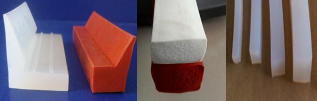 Solid Cord/Seal/Gasket+Foam Cord/Seal/Gasket Made of Silicone Rubber
