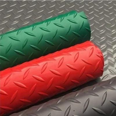 3mm-8mm Thickness Colorful Diamond Plate Rubber Floor Mat