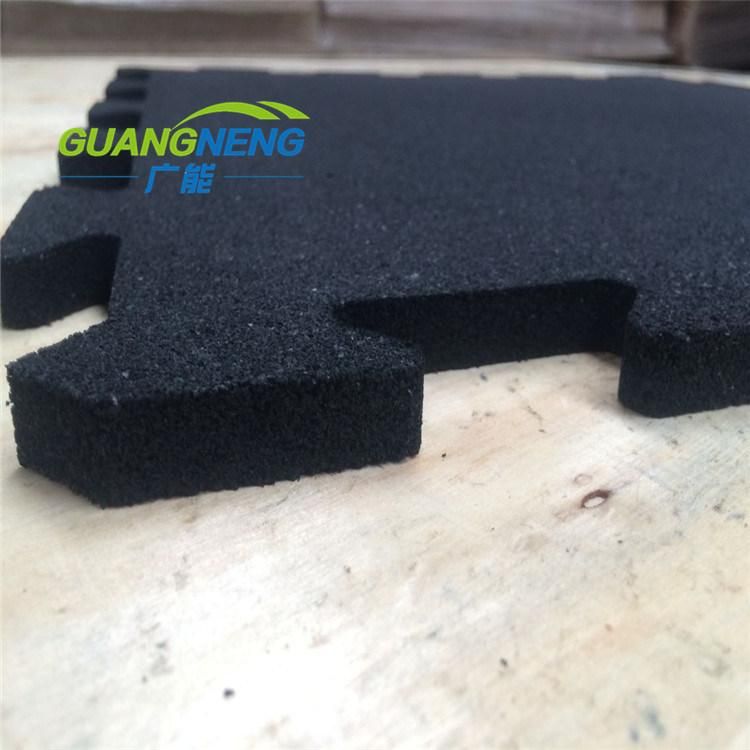 Outdoor Playground Rubber Floor Tile, Rubber Gym Flooring Mat