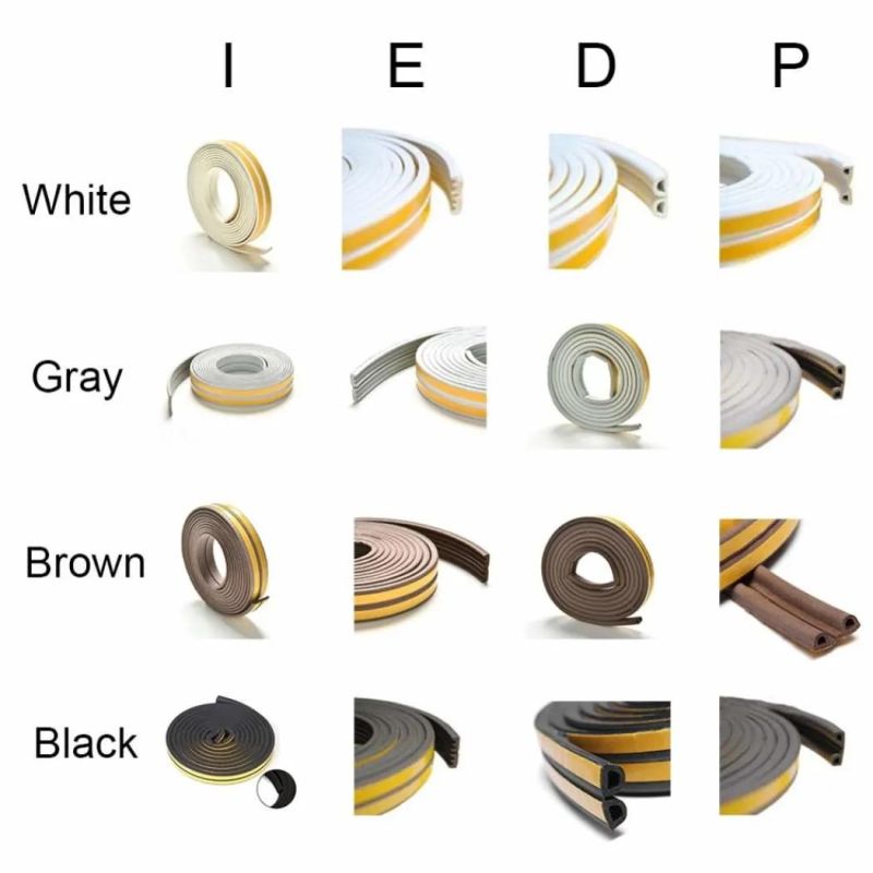 EPDM Foam Self-Adhesive Sealant Rubber Gasket