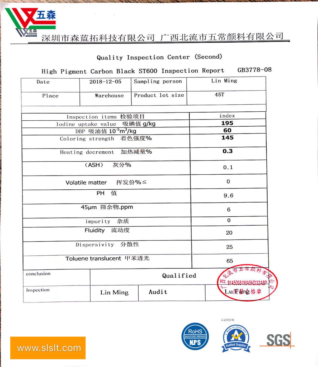Made in China with High Color Carbon Black Ink Paintst100 St200 St600