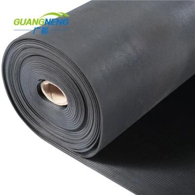 Hot Anti Slip Wide Fine Ribbed Mat Sheet Rubber/Industrial Rubber Sheet