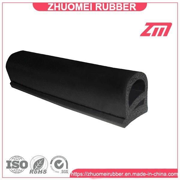 Black Sponge Rubber Seal Strip