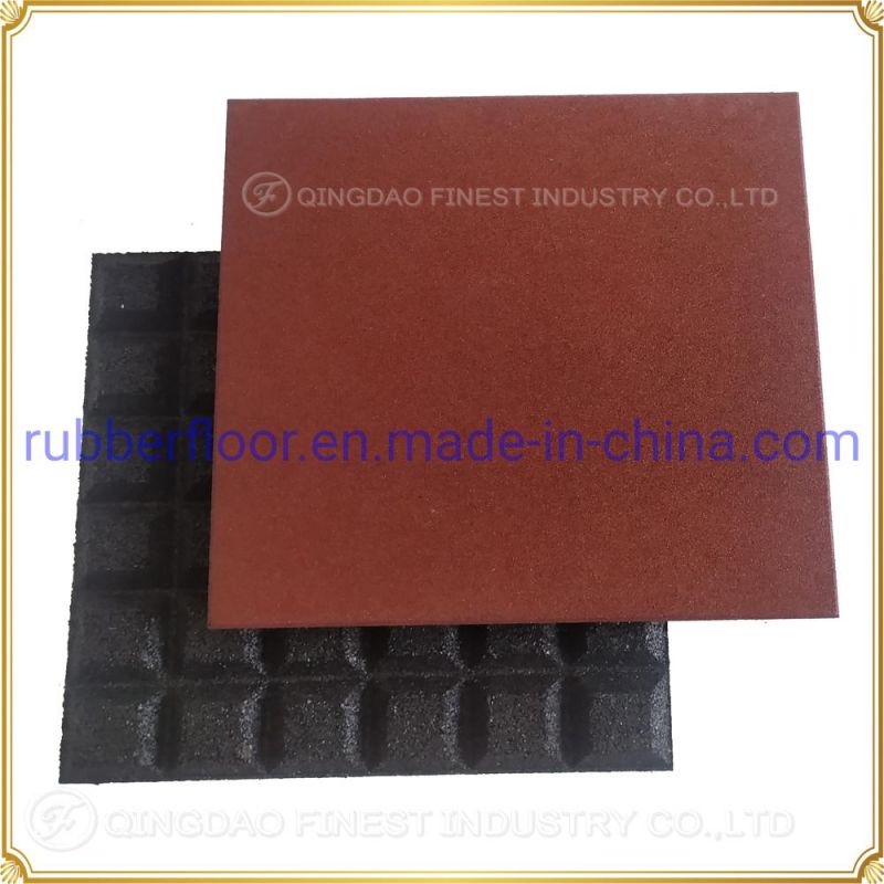 Premium Protective Anti-Vibration Outdoors Safety Playground Fitness Flooring Rubber Tiles