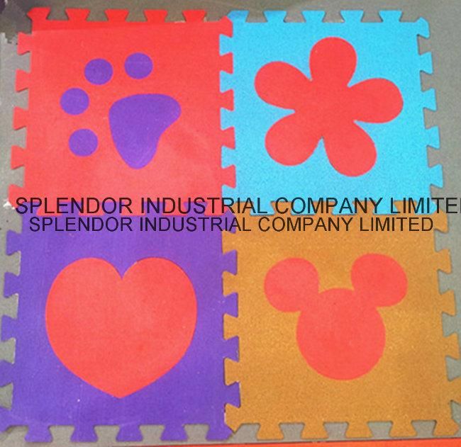 Cartoon Pattern Rubber Tiles, Rubber Mat