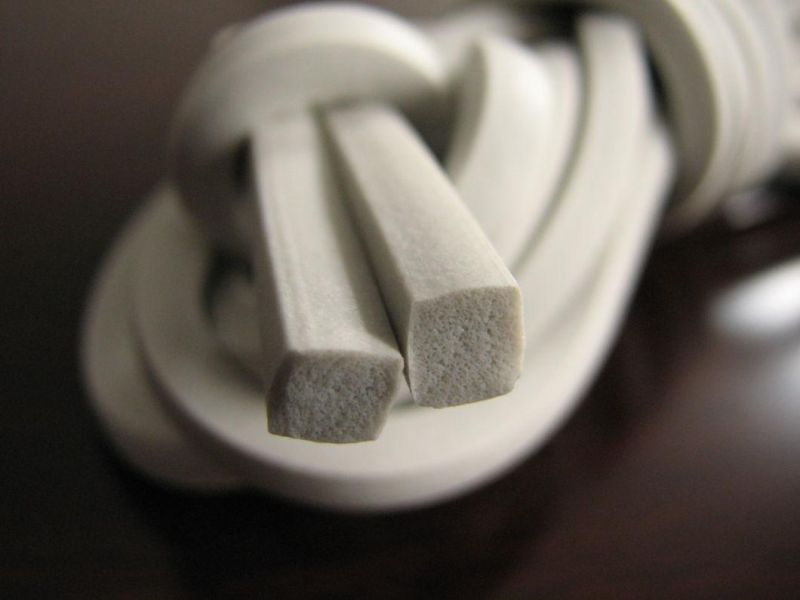 Silicone Sponge Extrusion, Silicone Sponge Profil, Silicone Sponge Cord with Close Cell