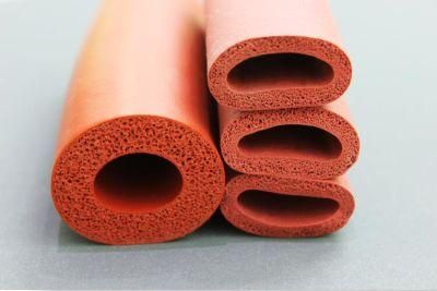 Colorful Flexible Foam Rubber Pipe Hose Silicone Foam Insulation Tube