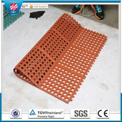 Wholesale Waterproof Drainage Bathroom Kitchen Rubber Flooring Door Mats