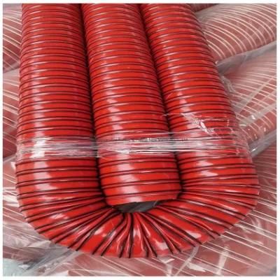 China Supplier Silicone Clamp Wire Braided Glass Fiber Cord Reinforced Silicone Air Tube