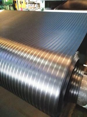 Black 3-8mm Wide/Broad Ribbed Rubber Sheets/Matting Rolls Couurgated Sheets