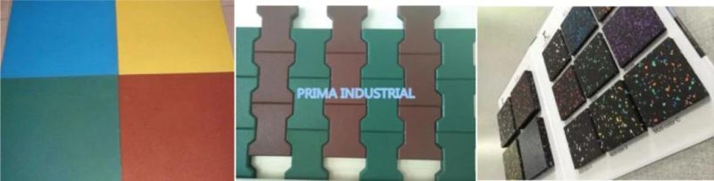 Prima Rubber Flooring with Odourless and Tasteless Outdoor Playground/School/Sport Places China