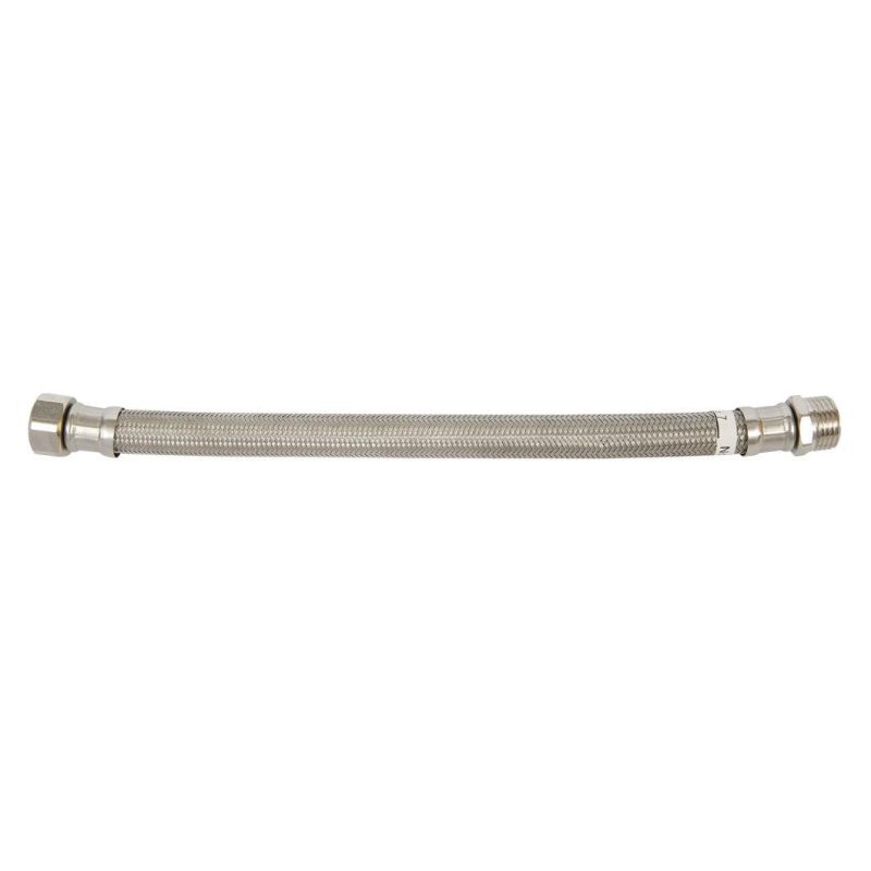 Stainless Steel 304 Braided Hose with Brass Nuts D17*30cm