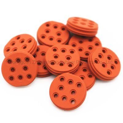 Colored Red Fireproofing Silicone Rubber Pneumatic Connector