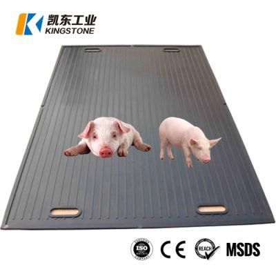 Swine Pig Hog Sow Boar Rubber Feed Saver Mat Creep Mat Farrowing Mat