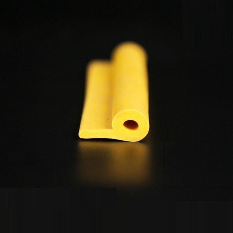 P Shape Silicone Rubber Extruded Foam Seal