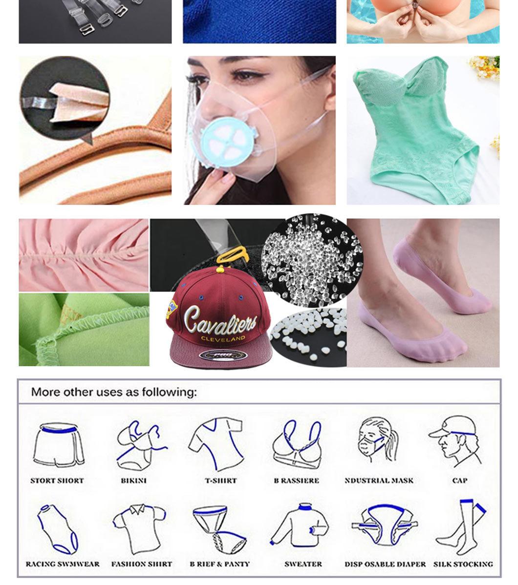 Sewing Elastic Mobilon Tape Thermoplastic Polyurethane Tape for Garment/Underwear