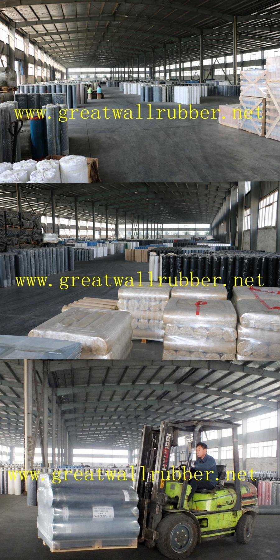 EPDM SBR Cr/Neoprene NBR/Nitrile Silicone Natural Anti Slip Rubber Mat