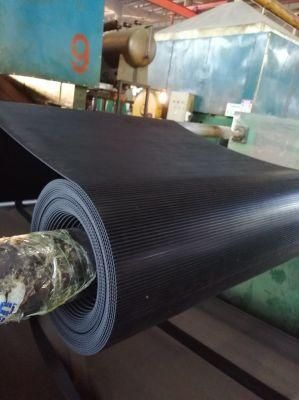 Anti Slip Corrugated Fine Ribbed Rubber Matting Roll for Truck