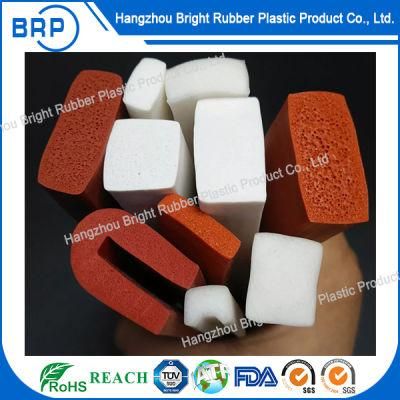 Silicone Rubber Foam Sponge Extrusion Profile Seal Strip