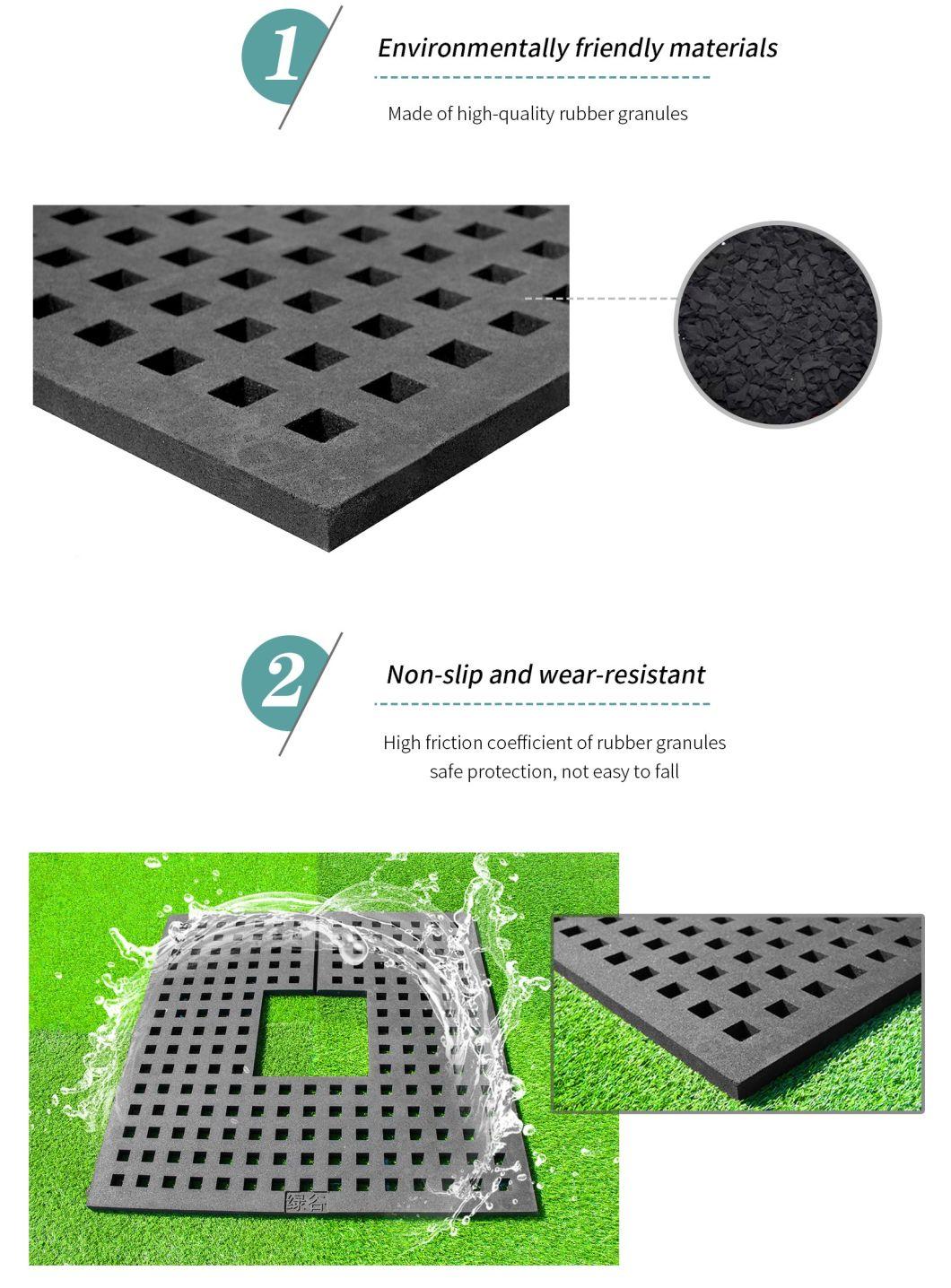 Factory Customized Recycled Colored Soft Playground EPDM Rubber Mulch for Tree Ring for Garden with CE/En71/En1177/Reach/ISO10140