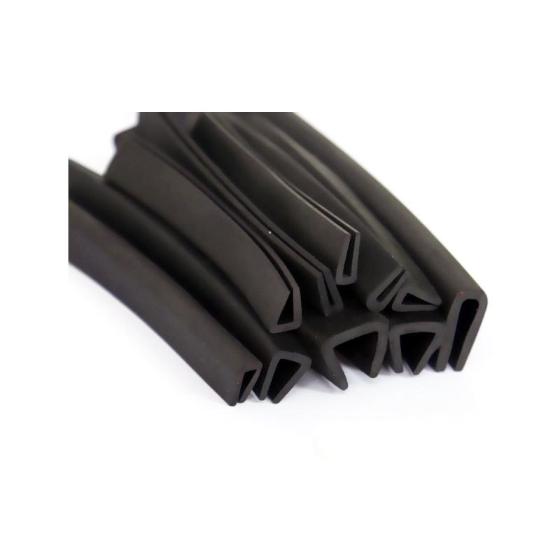 Extruded U Channel Rubber Strip